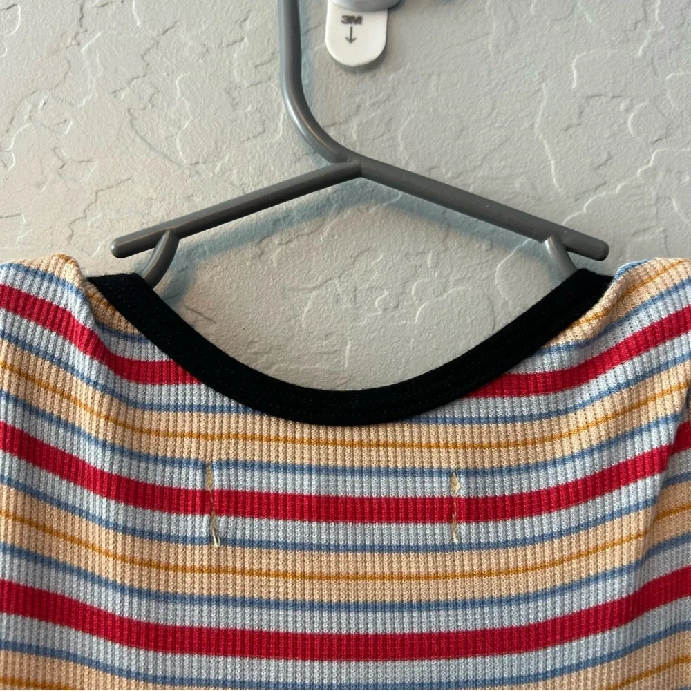 Cozys striped ribbed